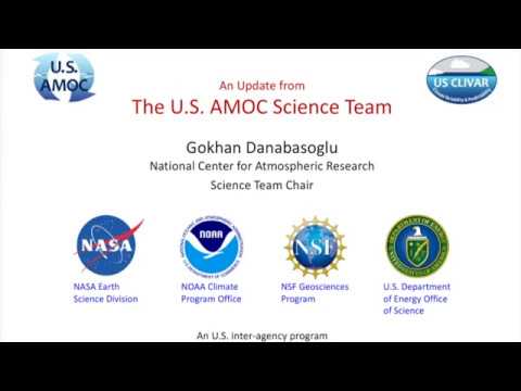US AMOC Science Team Pre-Summit Webinar