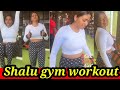 Shalu Gym Workout Shalushamu Shalu Dance Actress Workout Reels Shorts Hotreelsnew Fitness