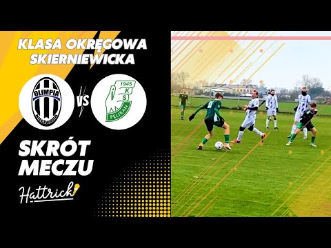 Olimpia Niedźwiada - Pelikan II Łowicz - Klasa Okręgowa Skierniewicka - 15 kolejka - skrót meczu