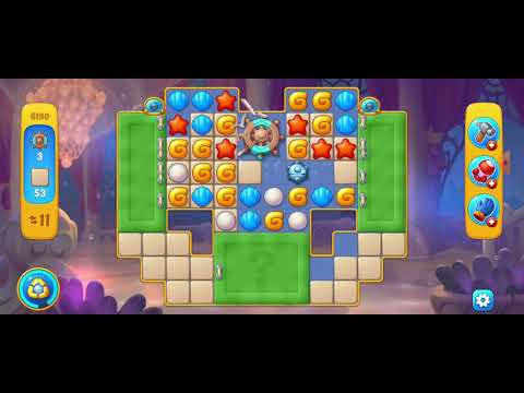 Unlocking New Level 6190 6191 #fishdom #playrix #challenge level #Pretty Aqua Fishdom