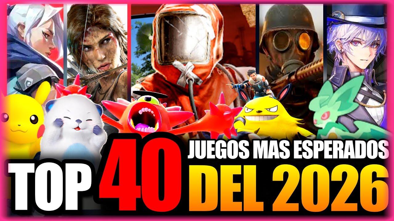 TOP 40 MEJORES JUEGOS QUE SALDRAN ESTE 2026 - (Para iOS y Android)