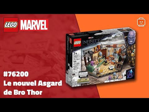 Vidéo LEGO Marvel 76200 : Le nouvel Asgard de Bro Thor