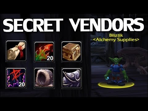 Hidden & Secret Vendors in WoW Classic - YouTube