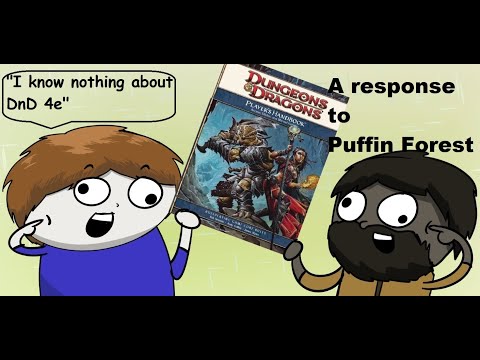 Puffin Forest is Wrong About D&D 4E