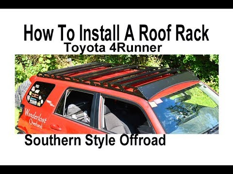 Detailed Install of Full Length No Drill Roof Rack on 5th Gen 4Runner