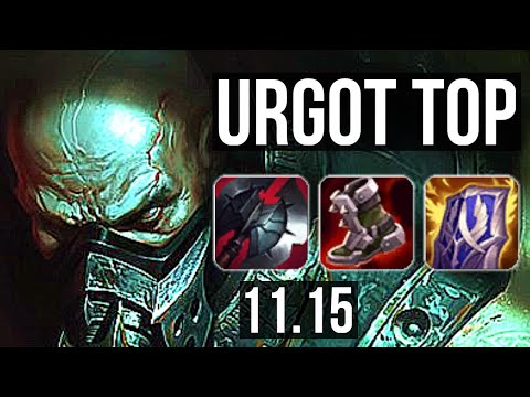 URGOT vs TRISTANA (TOP) | 5/1/7, 900+ games, Rank 9 Urgot | EUW Challenger | v11.15