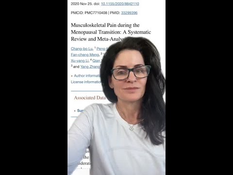 Muscle And Joint Pain In Perimenopause And Menopause