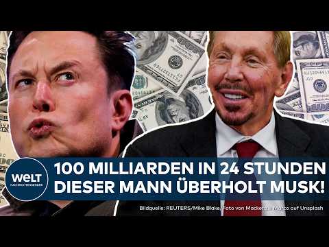 REICHSTER MENSCH DER WELT: Musk verliert Krone an 81-jährigen Software-Pionier Larry Ellison!