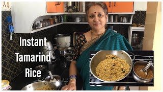 Instant Tamarind Rice!!  Easy One dish meal!!
