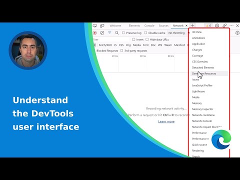 Understand the DevTools user interface