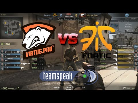 [POL] [POV] Virtus.Pro vs Fnatic - Map 2 @ ESL One Katowice 2015 [50fps]