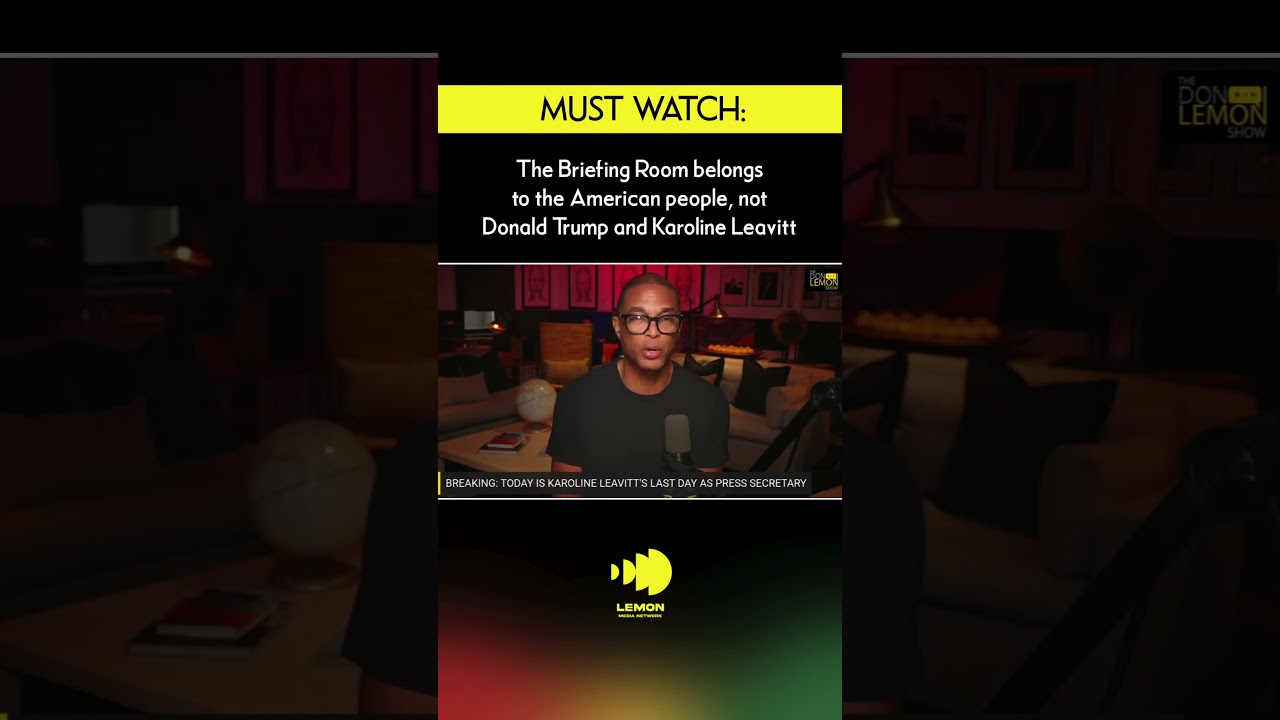 The Briefing Room belongs to the American people, not Donald Trump and Karoline Leavitt