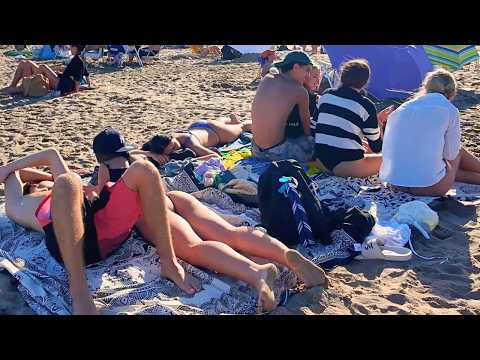 🇦🇷 Pinamar Beach A Calm and Relaxing Day in Argentina.