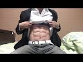 【割れた腹筋】30代の腹筋㊹【筋トレ】30年12月3日【abs】【six pack】