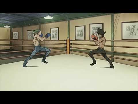 Sparring match between Joe & Liu - Nomad: Megalo Box 2