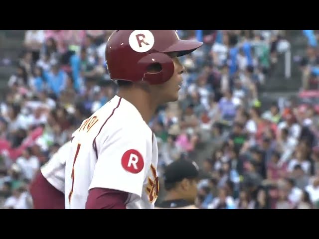 【6回裏】左中間真っ二つ!! イーグルス・茂木のタイムリー3ベースヒット!!  2016/9/11 E-F