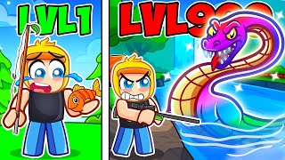 I Caught RAREST Mythic Fish in Roblox Fish and Fight!