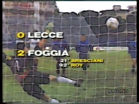 1993-94 (3a - 08-09-1993) Lecce-Foggia 0-2 [P.Bresciani,Roy] Servizio 90°Minuto Rai1