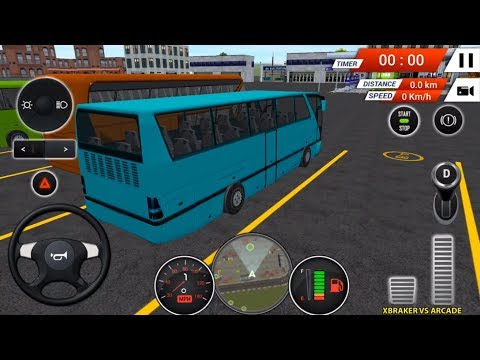 Coach Bus Driving Simulator 2018 New Bus Unlocked Android Gameplay #2