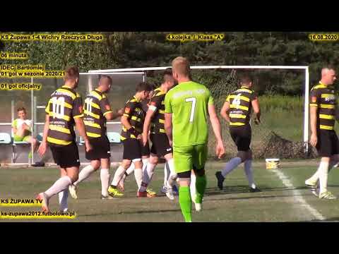 KS Żupawa 1-4 Wichry Rzeczyca Długa (1-0 Idec Bartłomiej) 16.08.2020 / Klasa "A"
