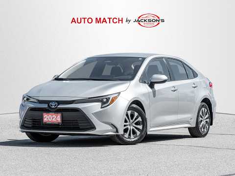 2024 Toyota Corolla Hybrid LE CVT AWD in Silver for sale at Jackson's Toyota in Barrie, ON