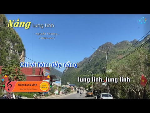[Karaoke]NẮNG LUNG LINH - NGUYỄN THƯƠNG (Guitar Solo Beat), Muối Music | Tháng Năm