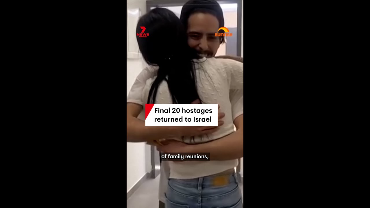 Final 20 hostages returned to Israel