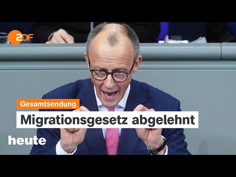 heute 19:00 Uhr vom 31.01.2025 Migrationsgesetz abgelehnt, Babyboomer gehen in Rente, 5 Jahre Brexit