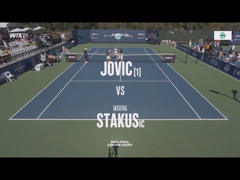 (WC) (1) Iva Jovic (USA) 17 yrs  vs Marina Stakusic (CAN) 20 yrs  -  Game, Set, Match