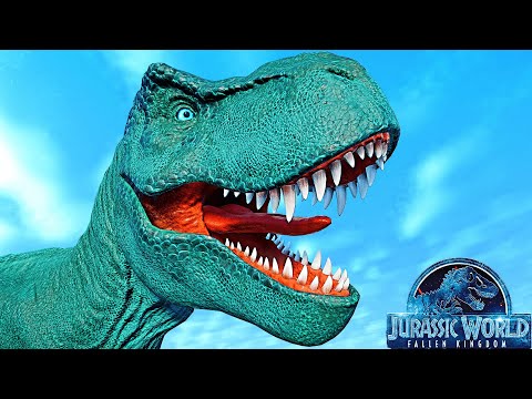 I-REX vs Spinosaurus vs Tyrannosaurus Rex,Dracodentitan - Jurassic World Evolution Dinosaurs Fight