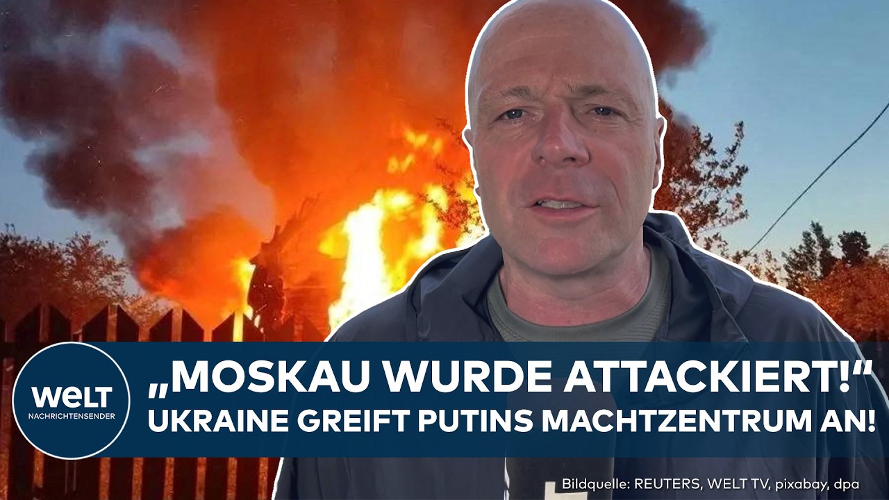 ATTACKE AUF MOSKAU: Ukrainische Drohnen durchschlagen Verteidigungsringe um russische Hauptstadt!