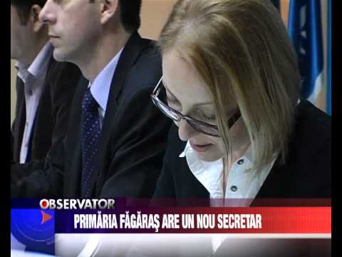 Stiri Fagaras - Primaria Fagaras are un nou secretar