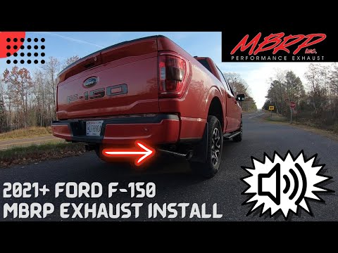 2021-2023 Ford F-150 5.0L V8 Coyote MBRP Pro Series Cat Back Exhaust System Install and Sound