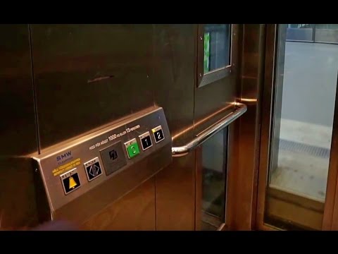 Sweden, Stockholm, Älvsjö Train Station, 2X SMW elevator (retake)