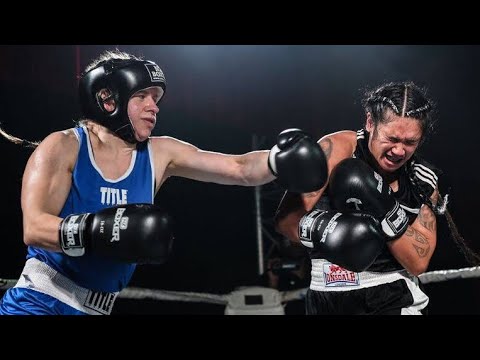 Fight 15: Denne Pure vs Lily Florence - Hardknocks 7 @ Onehunga 30Jun18