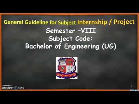 GTU Internship/Project | General Guideline | Circular 21.10.2021