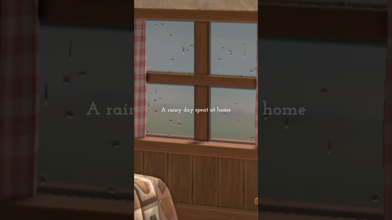 家の中で過ごす雨の日☔️あつ森Vlog🌳#animalcrossingnewhorizons #animalcrossing #あつ森 #あつまれどうぶつの森 #vlog #acnh