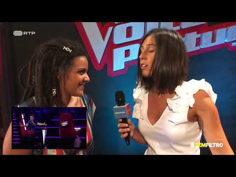 Inês Simões: "I chose Mickael Carreira as coach because he's cute" | #SemFiltro - RTP
