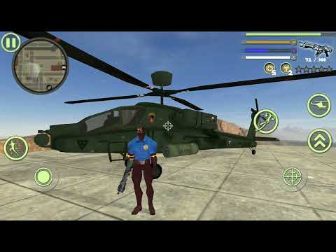 Black Panther Rope Hero Vice Town City Crime Simulator #1 - Android Gameplay