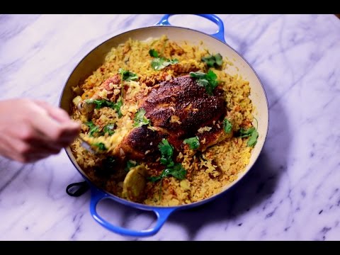 Israeli Chicken Pilaf