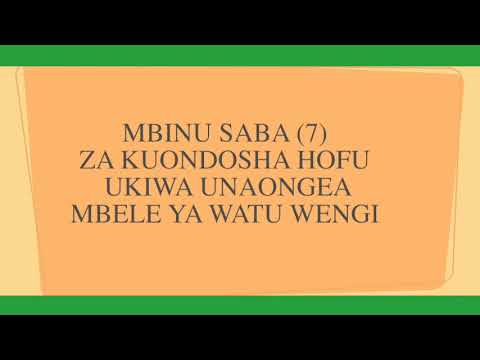 MBINU KUMI ZA KUONDOKANA NA HOFU WAKATI UNAPOONGEA MBELE YA WATU WENGI