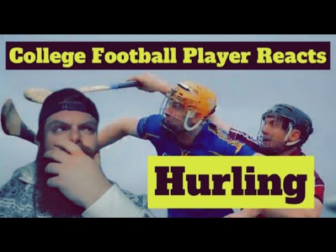 HURLING! || Reaction from a College Football Player ||  {I've never seen anything like this!}