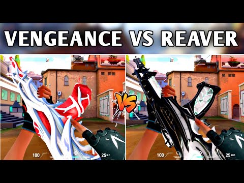 GAIA'S VENGEANCE Vandal VS REAVER Vandal Comparison || Which One Is The Best Vandal Skin In Valorant