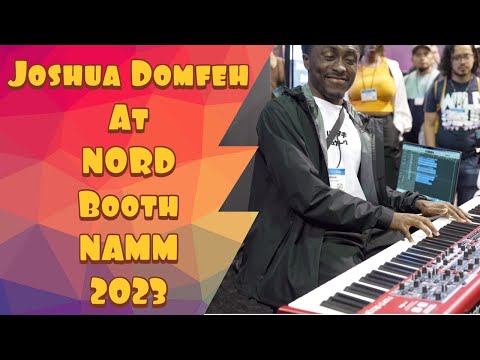 Joshua Domfeh At NORD Booth NAMM 2023
