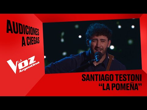 Santiago Maluendez - "La pomeña" - Audiciones a ciegas - La Voz Argentina 2025