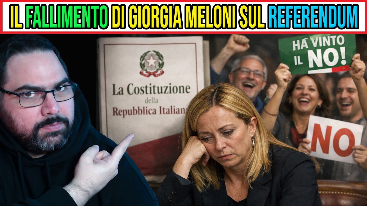 REFERENDUM: perché il NO salva la Costituzione e umilia Giorgia Meloni sulla Giustizia? | sommobuta