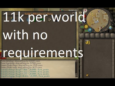 Selling items to shop osrs money making guide with no requirements 2018