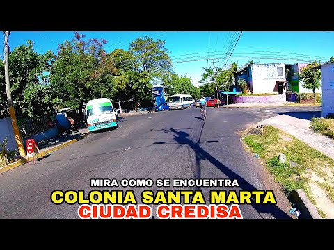 MIRA COMO SE ENCUENTRA COLONIA SANTA MARTA 1 Y 2 Y CIUDAD CREDISA SOYAPANGO. #ELSALVADOR