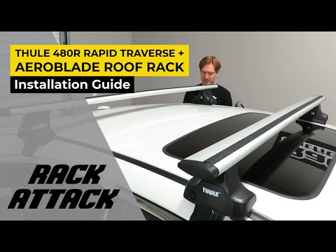 How to Install the Thule 480R Rapid Traverse AeroBlade Roof Rack by Rack Attack