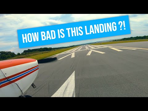 WORST Crosswind Landing? Cross and Gusty before Storm